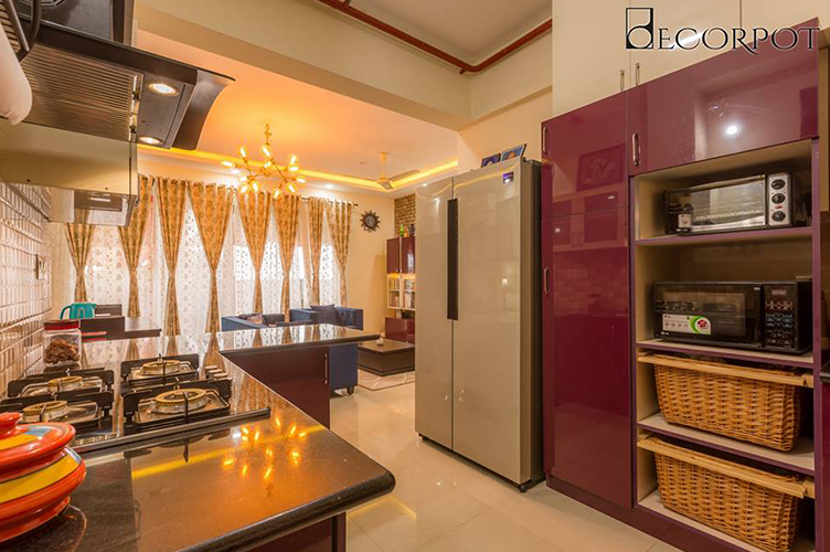 Parallel Kitchen Interior Design-Kitchen-3BHK, Mysore Road, Bangalore